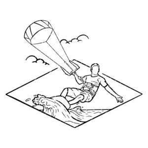 Kitesurfer – SVG-Datei