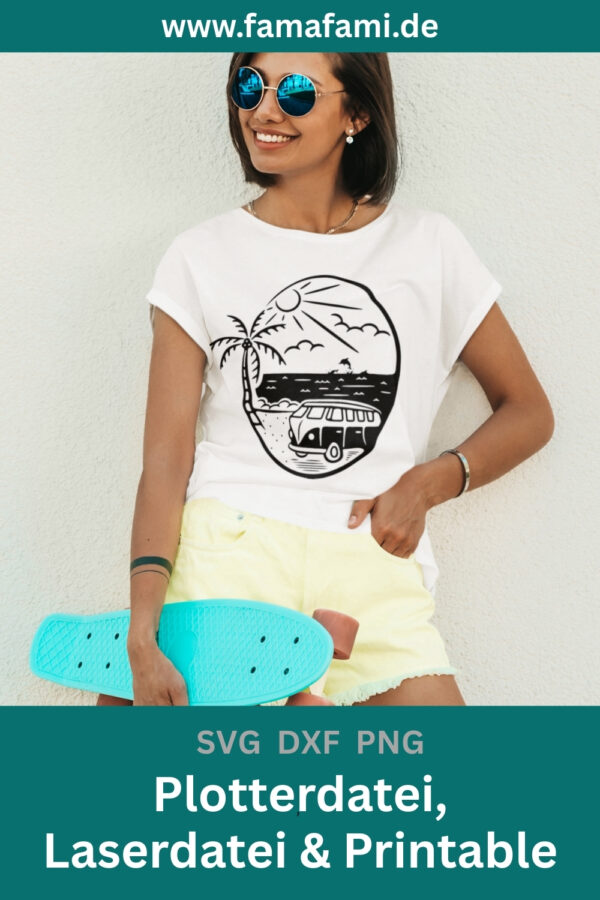 Camper SVG DXF PNG – Bild 4